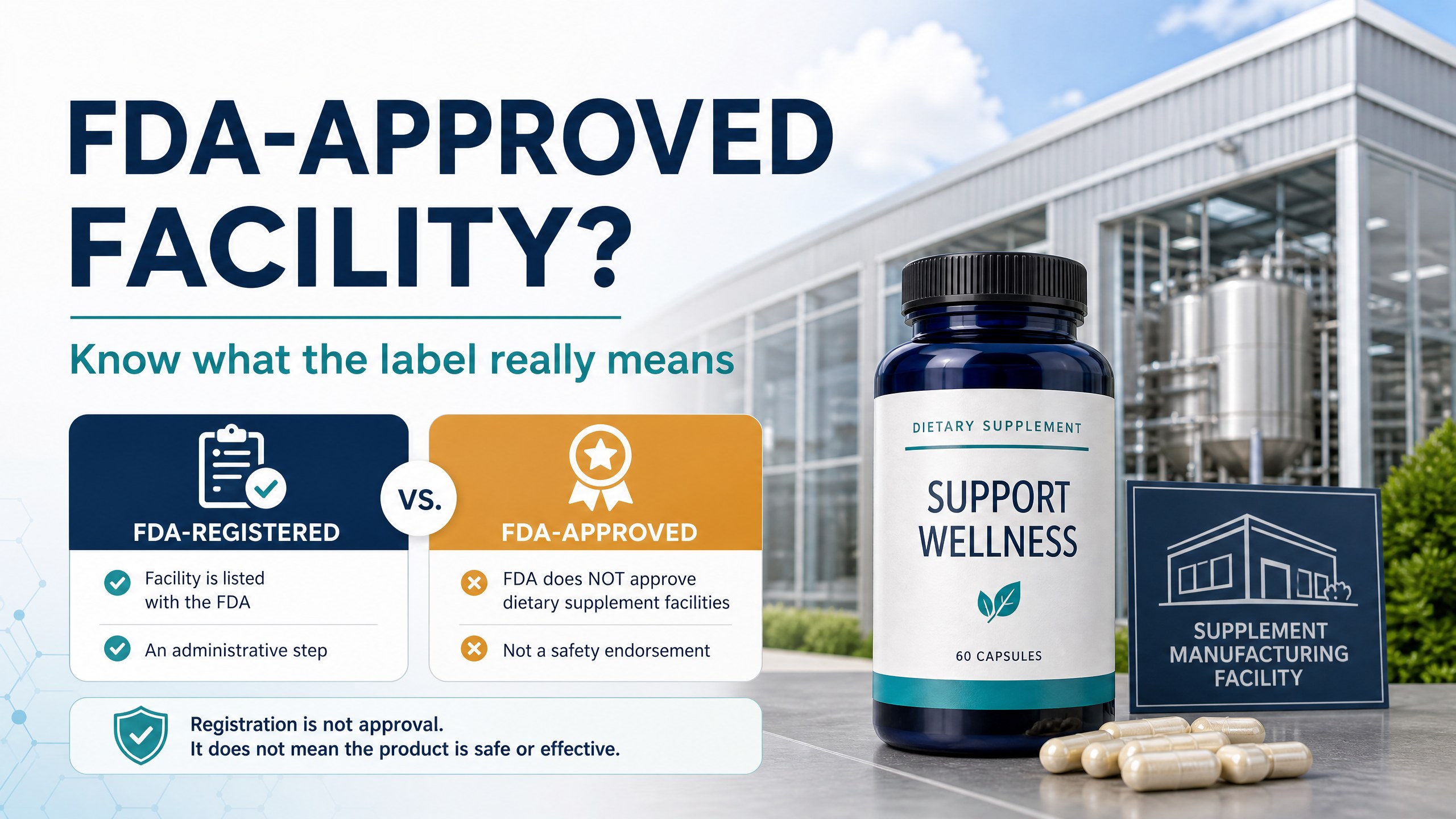 Is “FDA-Approved Facility” a Real Safety Signal?