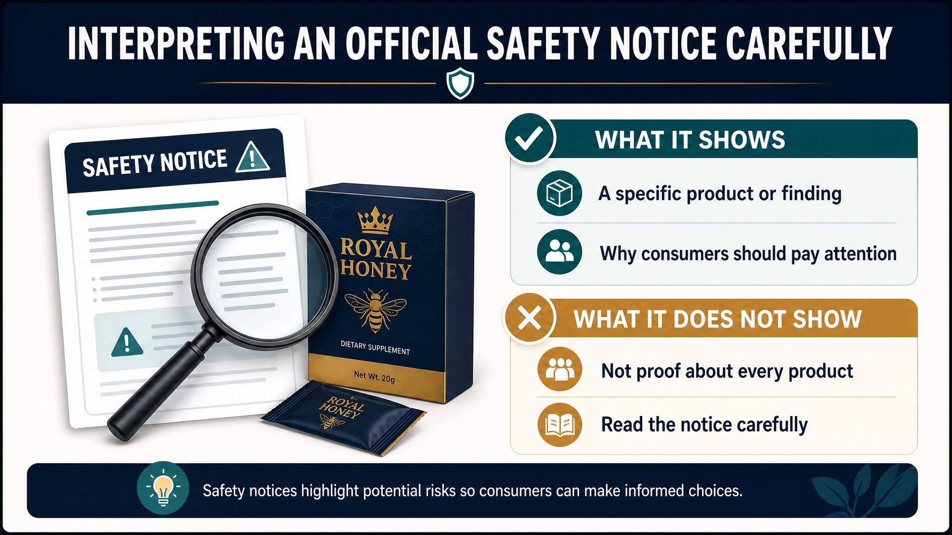 What an FDA supplement notice may mean for consumers