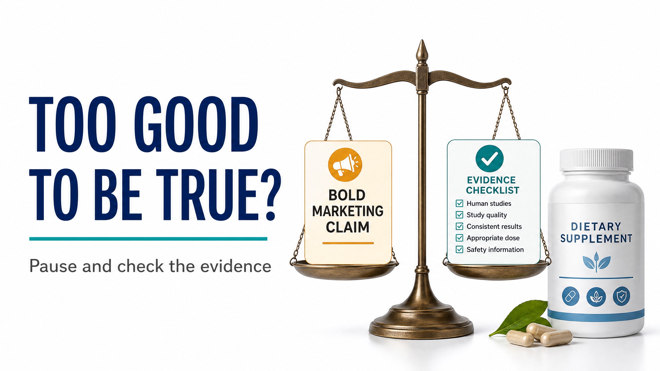 Health Supplements With “Too Good to Be True” Claims