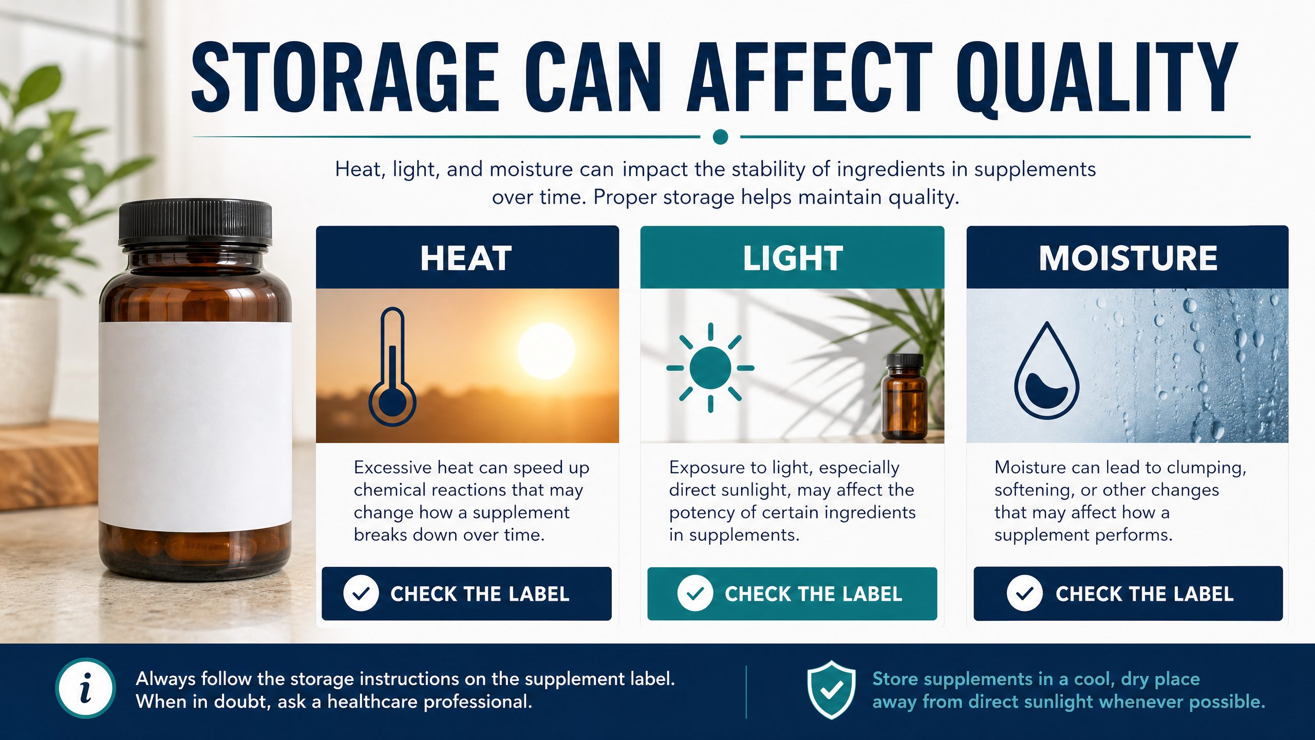 Expiration and storage checklist