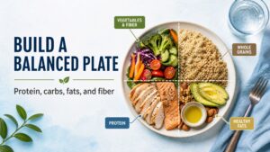 How to Build a Balanced Plate: Protein, Carbohydrates, Fats, and Fiber