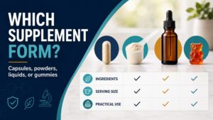 How to Choose the Right Supplement Form: Capsules, Powders, Liquids, and Gummies