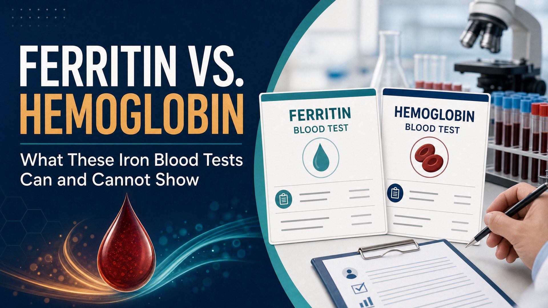 Ferritin vs. Hemoglobin: What These Iron Blood Tests Can and Cannot Show
