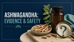 Ashwagandha Supplements: Uses, Evidence Limits, Interactions, and Safety Questions