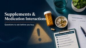 Supplements and medication interactions featured image