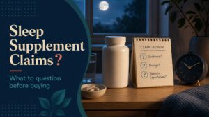 Sleep supplement overpromising claims featured image