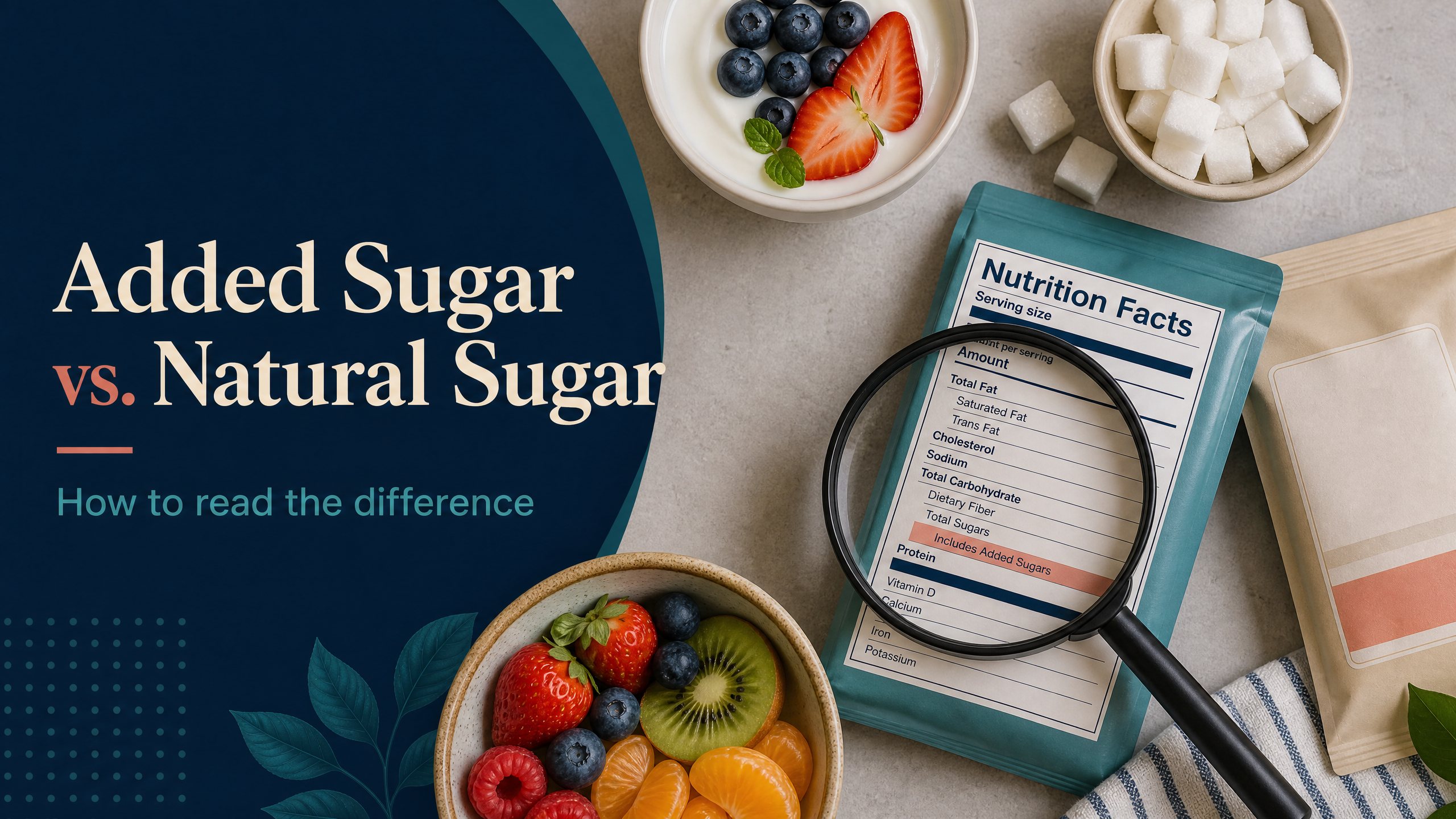 Added sugar versus natural sugar label reading featured image