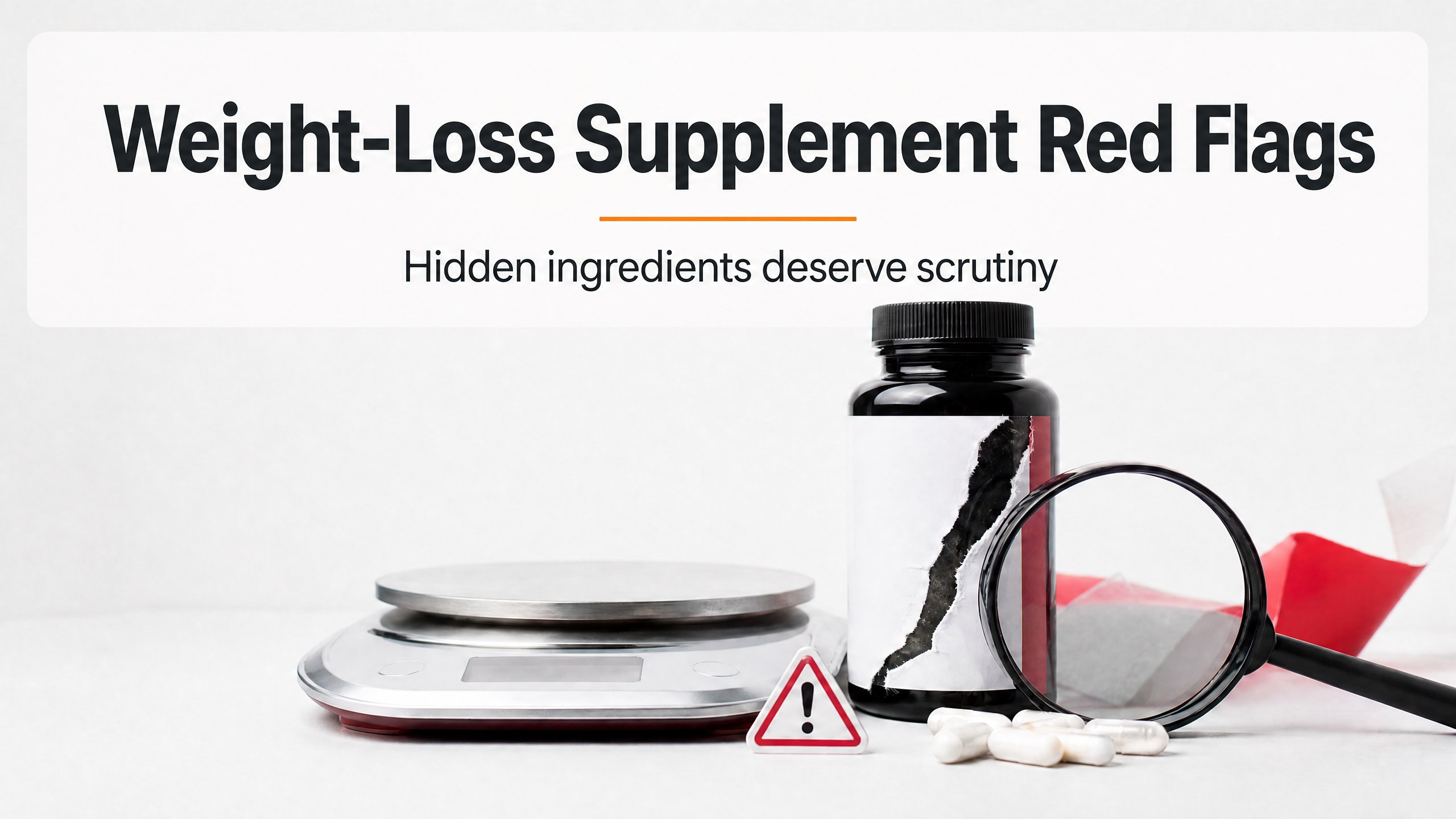 Weight-Loss Supplements With Hidden Ingredients: Common Red Flags