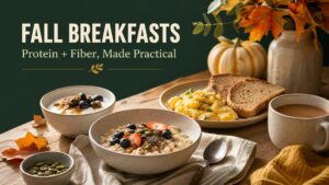 Healthy Fall Breakfasts With Protein and Fiber: A Practical Planning Guide