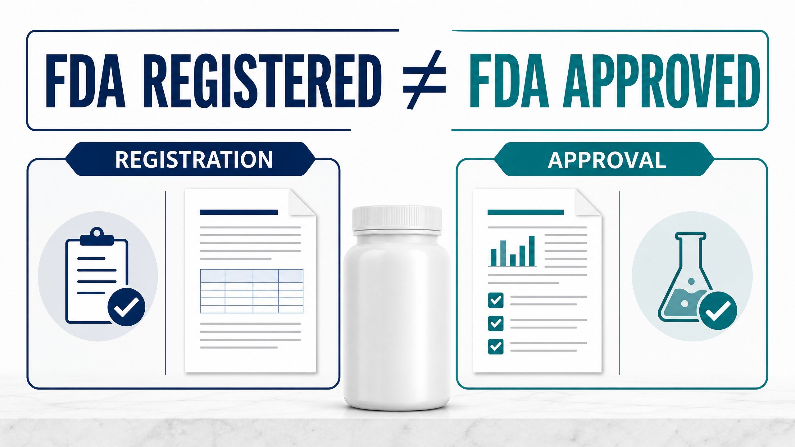 “FDA Registered” vs. FDA Approved: How to Avoid a Misleading Product Claim
