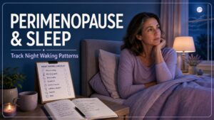 Perimenopause and Sleep: Why Night Waking Happens and What to Track