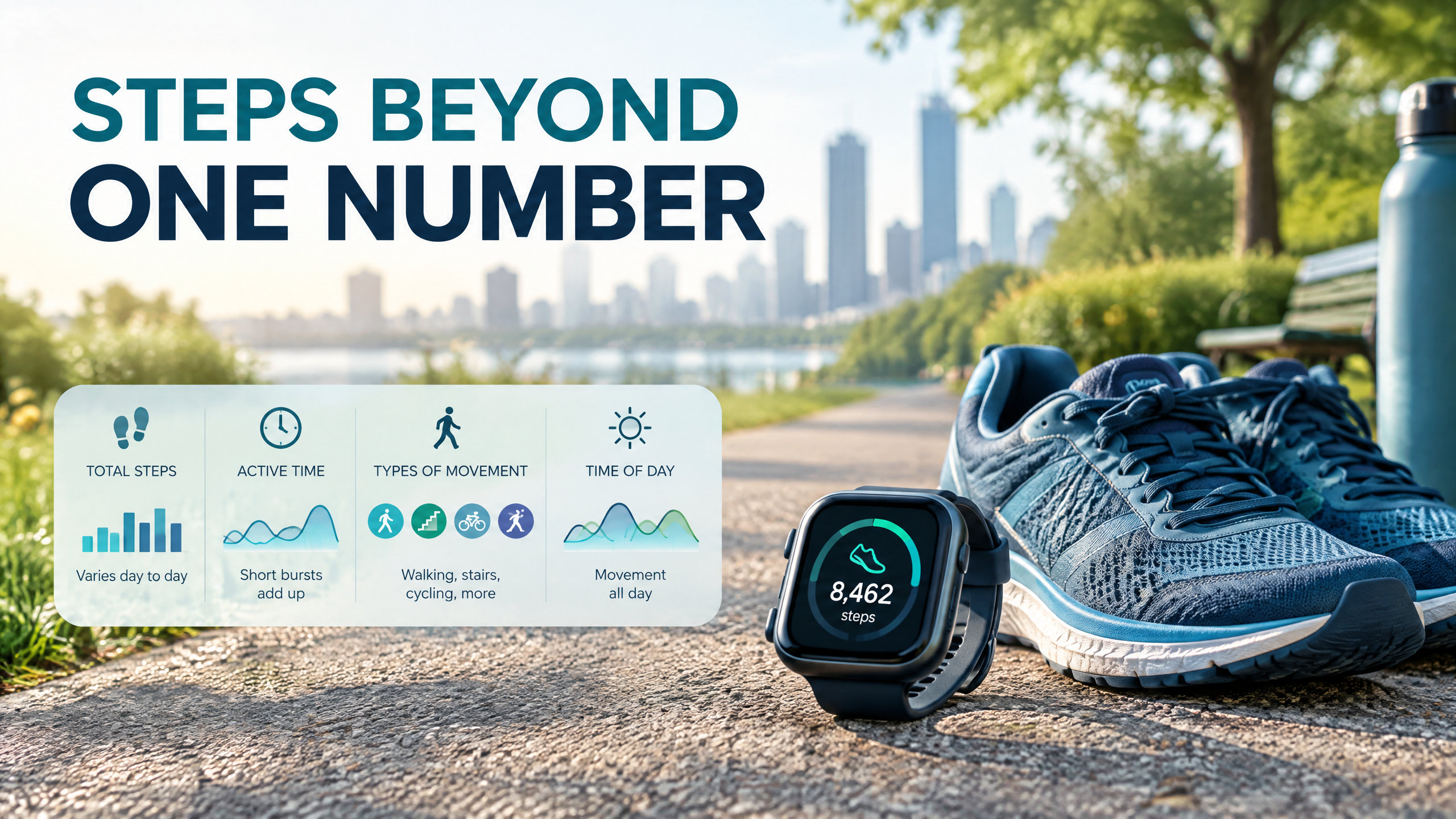 Daily steps, walking shoes, and ways to track movement beyond one number