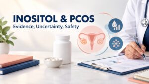Inositol for PCOS: What Research Suggests, What Remains Uncertain, and Safety Questions