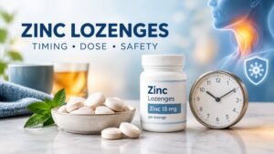 Zinc Lozenges: Timing, Label Dose, and Safety Questions