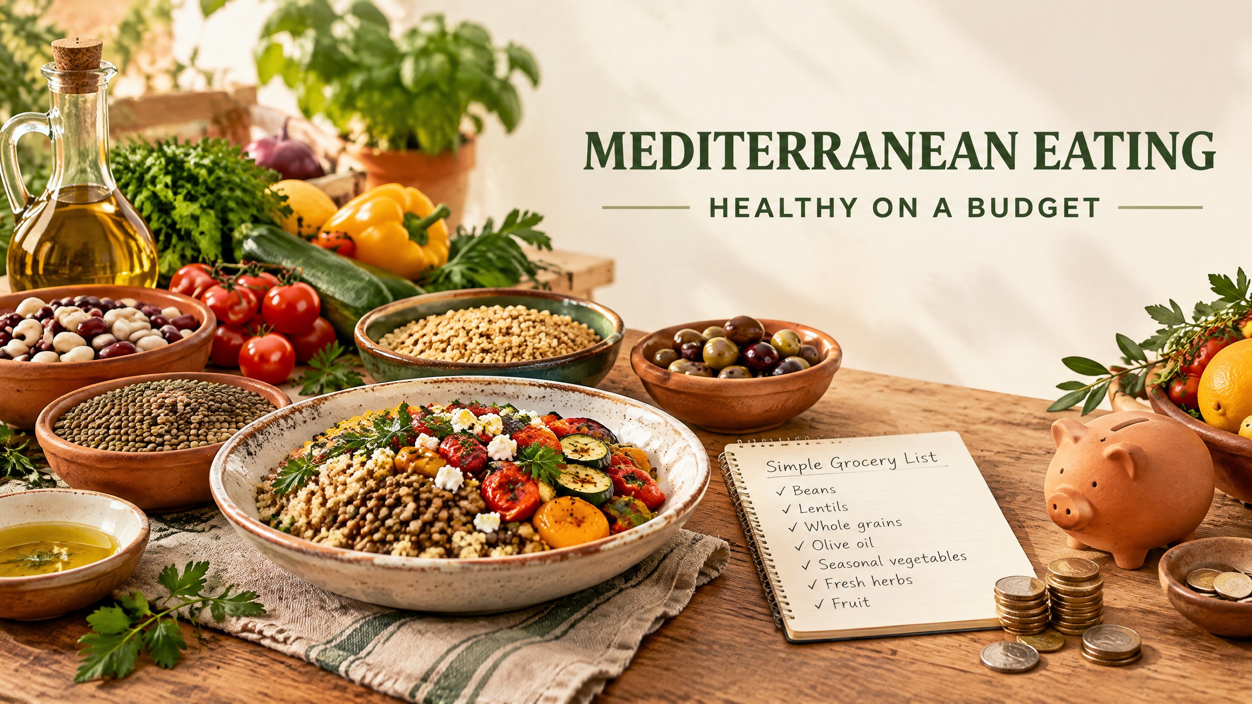 Mediterranean diet on a budget: affordable healthy meal planning
