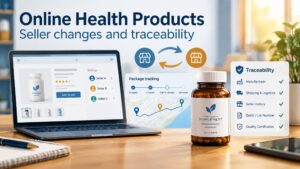 Health Products on Online Marketplaces: How Seller Changes Affect Traceability