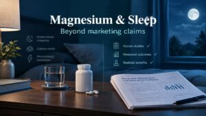 Magnesium and Sleep: What Research Shows Beyond Marketing Claims