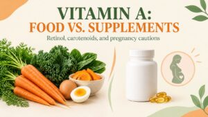 Vitamin A From Food vs. Supplements: Retinol, Carotenoids, and Pregnancy Cautions