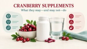 Cranberry Supplements for Urinary Tract Health: What They May and May Not Do