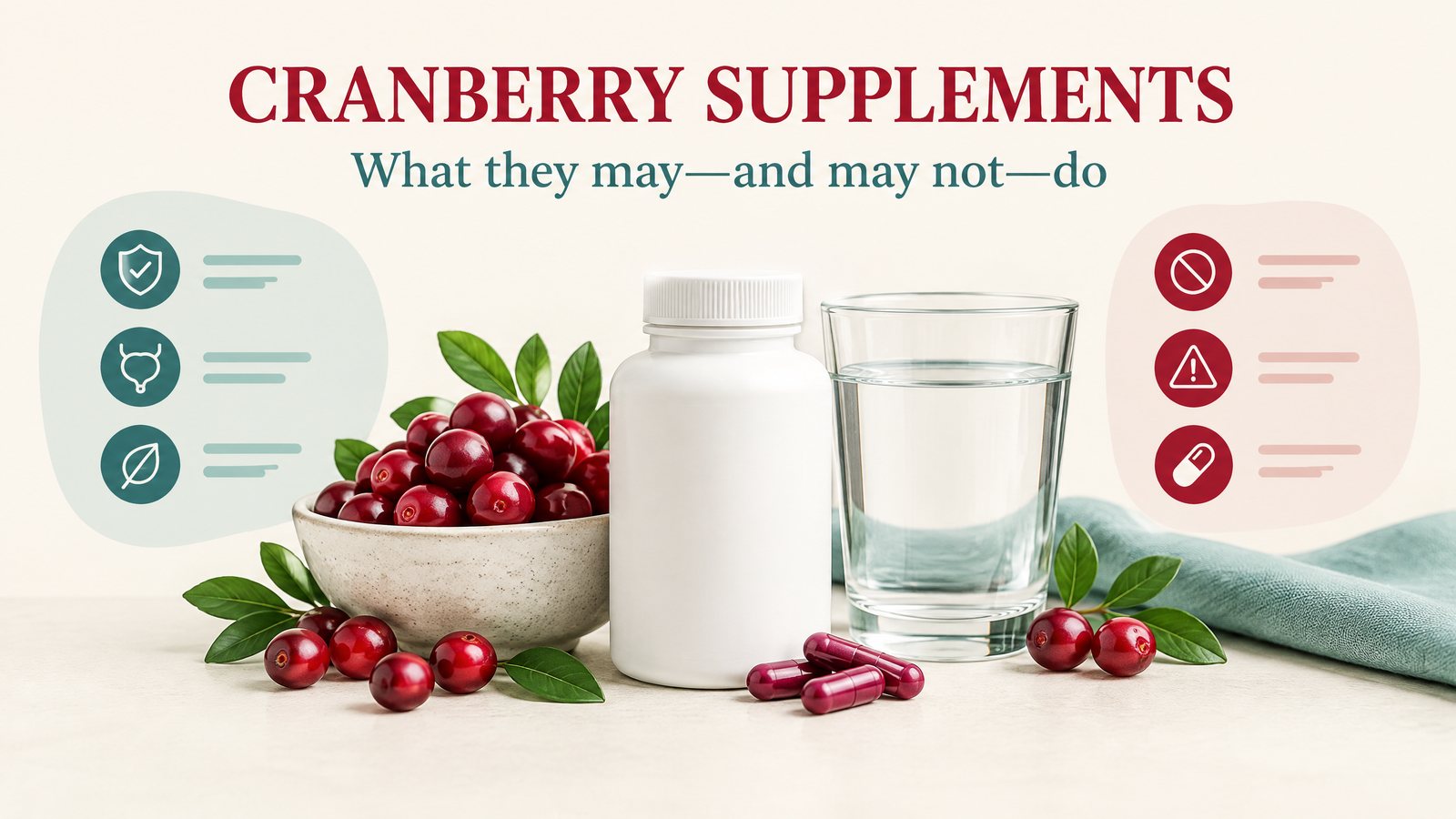 Cranberry Supplements for Urinary Tract Health: What They May and May Not Do