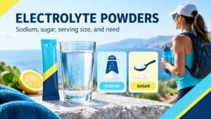 Electrolyte Powders: Sodium, Sugar, Serving Size, and Who May Need Them