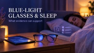 Blue-Light Glasses and Sleep: What Evidence Can Actually Support