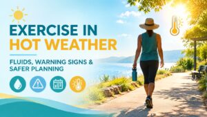 Exercise in Hot Weather: Fluids, Heat Warning Signs, and Safer Planning
