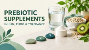 Prebiotic Supplements: Inulin, Partially Hydrolyzed Guar Gum, and Tolerance