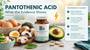 Pantothenic Acid and “Energy” Supplements: What the Evidence Shows