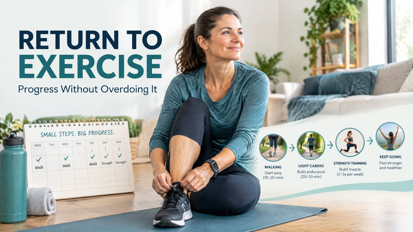 Returning to exercise after a break