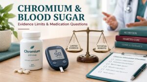 Chromium Supplements and Blood Sugar: Evidence Limits and Medication Questions