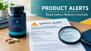 Sexual-enhancement product safety alerts