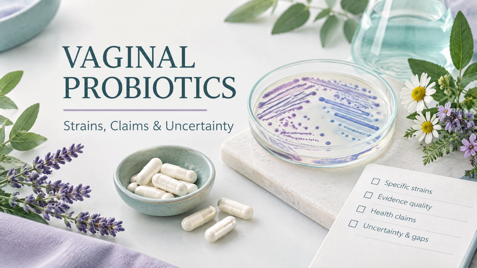 Vaginal Probiotics: What Is Known About Strains, Claims, and Uncertainty