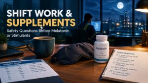 Shift Work and Supplements: Safety Questions Before Trying Melatonin or Stimulants