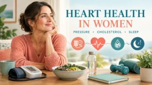 Heart Health in Women: Blood Pressure, Cholesterol, Sleep, and Everyday Prevention