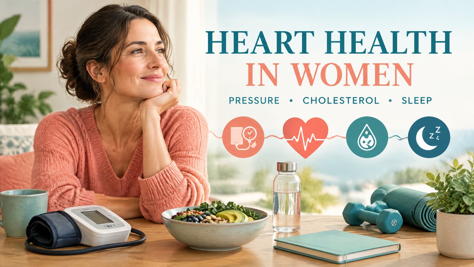 Heart Health in Women: Blood Pressure, Cholesterol, Sleep, and Everyday Prevention