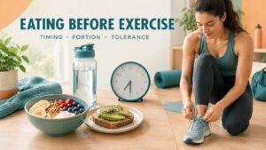 Eating Before Exercise: Timing, Portion Size, and Individual Tolerance