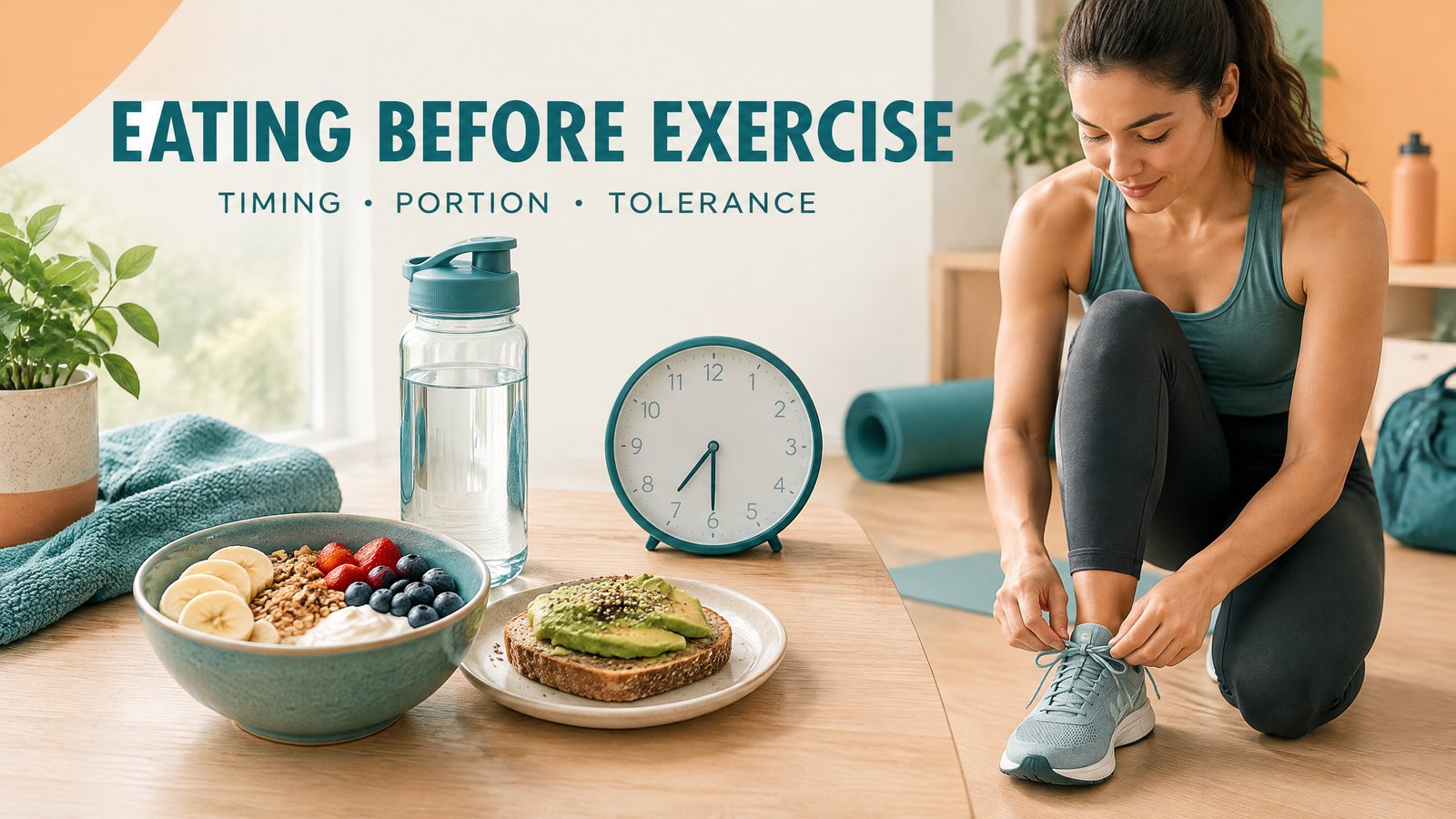 Eating before exercise: timing, portion, and tolerance