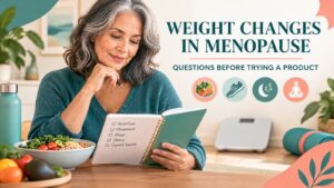 Weight changes during menopause evidence based questions