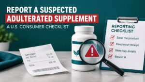 How to report a suspected adulterated supplement in the United States