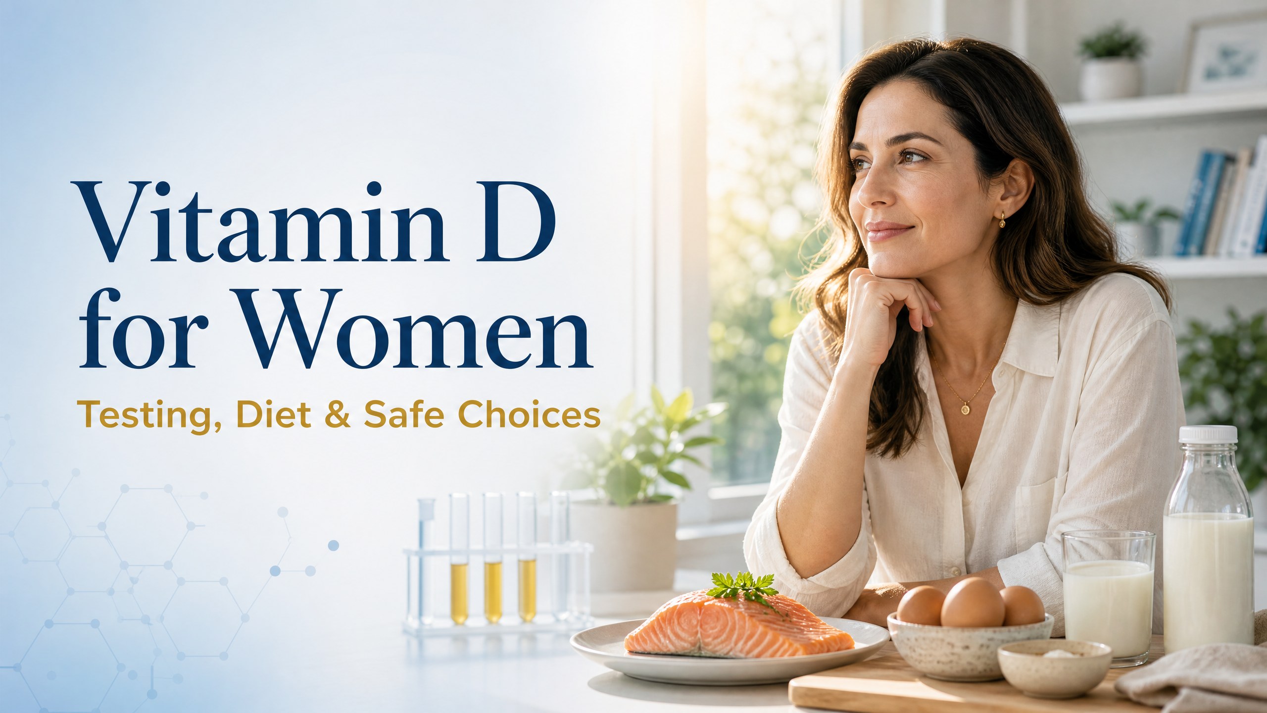 Vitamin D for Women: When Testing and Diet Matter More Than Guessing a Dose