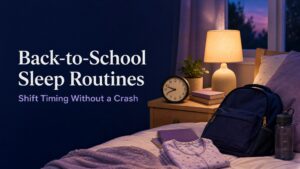 Back-to-School Sleep Routines: How Families Can Shift Timing Without a Crash