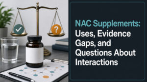 NAC Supplements: Uses, Evidence Gaps, and Questions About Interactions