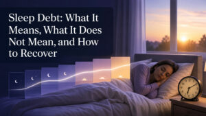 Sleep Debt: What It Means, What It Does Not Mean, and How to Recover