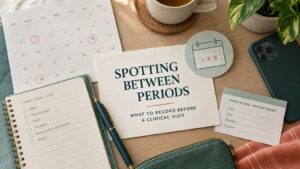 Spotting between periods: what to record before a clinical visit